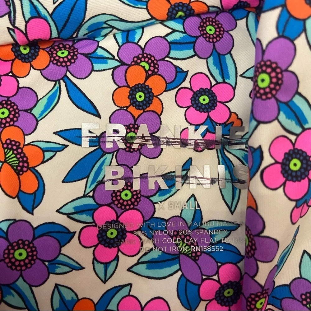 New! Frankie’s Bikinis Nick Bikini bottoms flower farm 1068